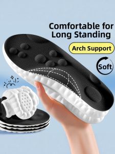 XIANZHAO | Arch Support Insoles for Flat Feet Mens Shock Absorption Prolonged Standing Comfort High Elasticity Thickened Soft Bottom