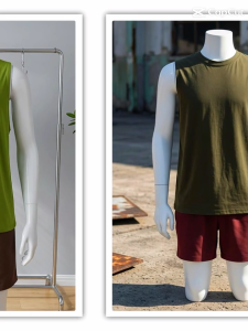 Affordable High quality Plain Sleeveless shirt Muscle tee for Men & Women