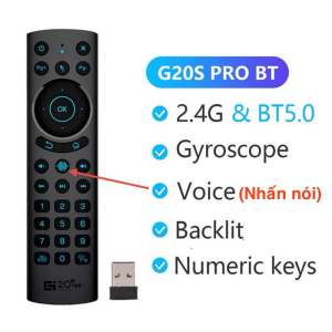 [HCM]Chuột Bay G20s Pro BT Bluetooth Giọng Nói 1 Chạm 2 Nút Học Lệnh