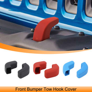 Car Front Bumper Tow Trailer Towing Bars Hook Protective Cover for Jeep Wrangler JK JL Gladiator JT 2007 Up Exterior Accessories