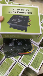 Bộ Đổi Nguồn 24V - 12V Dành Cho Xe Tải - Lắp Loa Sub Ô TôMàn Hình Android - Công Suất 15A