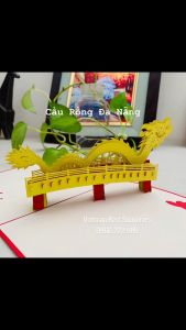 Thiệp nổi 3D hình ảnh Việt Nam - Thiệp 3D cắt giấy Thiệp 3D Pop Up Lưu Niệm 3D Pop Up Cards