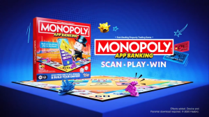 Authentic Hasbro Gaming Monopoly App Banking Board Game | App-Enabled Monopoly Game | Links to Smart Devices | Ages 8+ | 2 to 6 Players