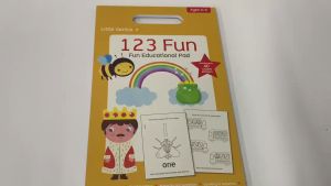 Little Genius Small Pad Fun Learning 123Book 3-4 years old (48 pages)