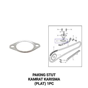 Paking Stut Kamrat Karisma (PLAT) - Packing Peking Gasket Setelan Tensioner Tonjokan Keteng Stut Kamprat Honda Kirana Supra X 125