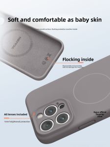 GGUU | Magnetic Attachment Compatible Case Liquid Silicone Full Protection