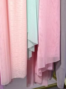 High Stretch Mesh Fabric Solid Color Knitted Soft4 ways Elastic40D Polyurethane by Half Meter