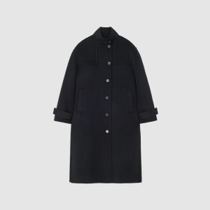 ICICLE | Autumn Silk Wool Double-faced Long Coat