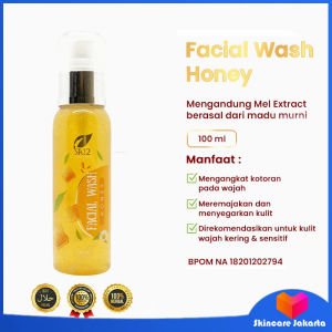 Facial Wash Honey 100ml Sabun Madu Cair Sabun Pembersih Wajah Untuk Kulit Kering dan Sensitif