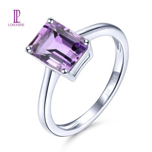 เครื่องคลาสสิก 925 ดีไซน์ สีม่วง คริสตัล ของขวัญ วันเกิด สำหรับหญิง แหวนพลอย