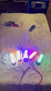 COMBO 5 đèn led sườn xe tải đèn led sườn ngón tay siêu sáng