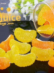 HANYIMOWAN | Simulated Orange Slices Decoration 3D Fake Fruit Model