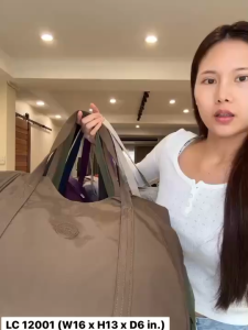 LK-204 (LC 12001) 😸กระเป๋า 2in1 สะพายไหล่หรือสะพายข้าง สุดชิค น่าหยิบมาใช้จัง ปากกระเป๋ากว้าง👛