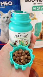 Pethealer Snack Gà Cho Chó Mèo 100g | Viên Thưởng Mềm Vị Gà Bánh Thưởng Dễ Ăn Đồ Ăn Vặt Thú Cưng