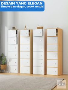 Rak Buku Serbaguna 3&4 Susun Lemari Pakaian DG-1 Lemari Pajangan Display Minimalis