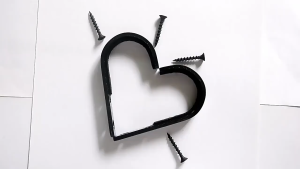 2PCS Stainless Steel Wall Mount Storage Rack Display Bracket