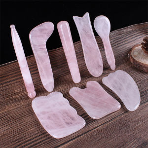 Beauty Salon Muscle-Poking Stick Eye Crystal Scraping Pen Facial Jade Stone Plate Female Facial Massage Point Dial Meridian Scraping Stick