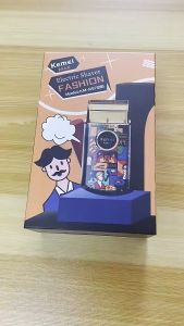 [HOT ITEM] Kemei Hair Trimmer Shaver Set Powerful Household Hair Trimmer Electric Hair Clipper Graffiti Print Razor new