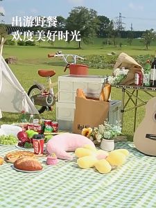 เสื่อปิกนิก กันน้ำ ทนต่อการสึกหรอ เสื่อปิคนิค ทำความสะอาดง่าย แบบพกพา ปิกนิก