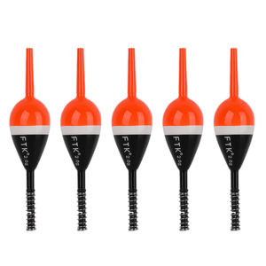 Bộ Phao Câu Cá FTK 5 Chiếc Làm Từ Gỗ Balsa Dùng Cho Cá Crappie Cá Panfish Cá Mè Phao Trượt Lò Xo & Phao Cố Định 2g/4g/5g