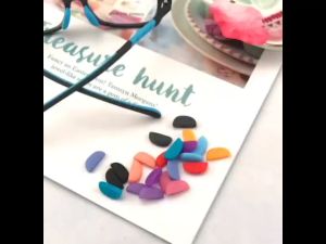 8Pcs Stiker Kacamata Penyangga Hidung Pencegah Turun Bahan Spons - Non Slip Spons - nosepad kacamata anti slip / Bantalan Hidung Busa Kacamata Spon Anti Slip Penyangga Hidung