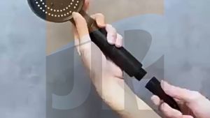 3 In 1 High Pressure Shower Head With Hose Set  & Shower Bracket & Shower Head