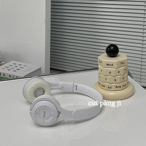 Xiaohongshu Same Style Wireless Bluetooth Headphone Head-Mounted Retro Girls Small Halter Photo Decoration Headset