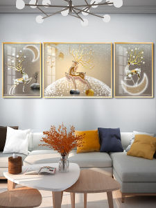 Elegant Housewarming Gift Living Room Decorative Painting 3-panel Wall Art