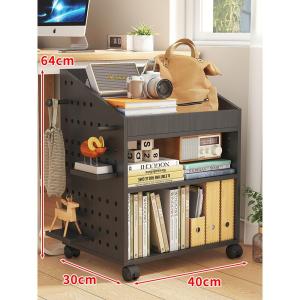 WUBUWEI | Movable Rotating Floor Bookshelf