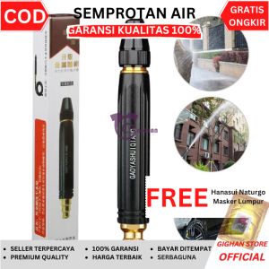 Semprotan Air Kuningan Noozle Water Spray Steam Motor Mobil - Watergun Sprinkler Kepala Selang Alat Semprot Serbaguna Semburan Kencang Multifungsi Untuk Kebutuhan Cuci Motor Mobil Siram Tanaman Tekanan Air Bisa Diatur