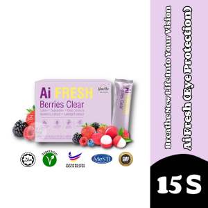 YouMe Ai Fresh Berries Clear(Eye Protection) 15Sachets Ai Fresh护眼 Product of Malaysia @Exp 04/27