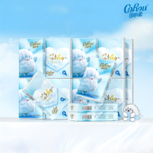 COROU | Moisturizing Portable Soft Tissue Paper 4 Layers 10 Sheets