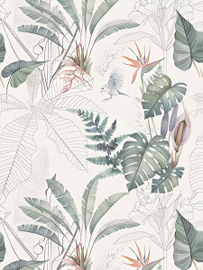 French Style Wall Paper American High-End Bathroom Waterproof Moisture-Proof Self-Adhesive Tile Stickers Home Decor