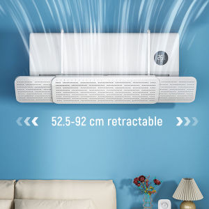 Biblio【Ready in Stock】 Universal Aircon Wind Deflector Universal Adjustable Air Conditioner Wind Baffle