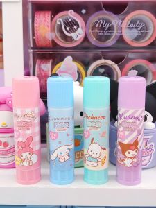 Sanrio Family Series Patches Dog Kuromi Solid Glue 8g Student Stationery Scrapbooking Receipts Glue Stick Japanese Style