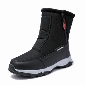 Bốt Đi Tuyết Dày Dặn Mùa Đông Giày Đi Tuyết Giữ Ấm Lót Lông Mùa Đông Cho Nữ Giày Bông Chống Lạnh Bốt Bông Ống Ngắn Chống Nước Giày Chống Trượt