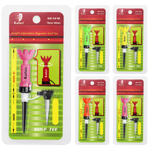 Caiton 1pc Flexible Golf Tee – 78-88mm 360° Rotating Octopus Design Stable & Durable Impact-Resistant Golf Accessory.