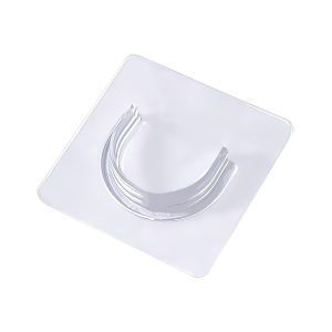 Strong Curtain Rod Bracket Holders Hooks Self-adhesive Rod Holder Clothes Rail Bracket Toilet Home Bathroom Accessories