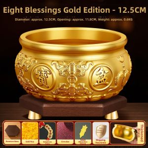 Feng Shui Prosperity Copper Vase Ornament