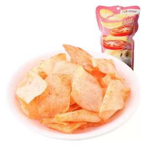 Three Squirrels Yam Chips 60g Ten Bags Tomato Flavor Crispy Healthy Snacks Authentic New Products from Anhui Province