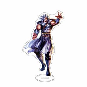 Bandai | Bộ Tượng Anime 16CM FIST OF THE NORTH STAR - Kenshiro Raoh Toki Jagi Shin Rei Souther Yuria Đế Acrylic Dùng Làm Đồ Trang Trí Cosplay Hoặc Quà Tặng