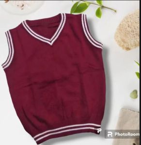 Promo Baju rompi rajut untuk anak sekolah SD ukuran SMLXLXXL