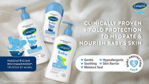 Cetaphil Baby Hypoallergenic Moisturising Body Wash for Delicate Skin Paraben-Free 24Hr Moisture - 400ml
