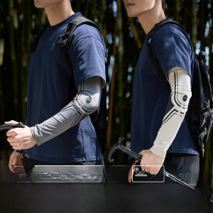 Miiow | Mens Ice Silk Sun Protection Sleeve Thin Breathable Long Sleeve Summer Outdoor Driving Cycling Protective Arm Cover