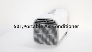 TIXX Portable 1.5HP Air Conditioner Mobile AC Fast Cooling With Compressor Voice Control and Remote Power Saving