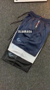 100 Ribu Dapat 3 Celana Pendek Sport Olahraga Running Pria Kolor Jogging Gym Fitnes Saku Resleting