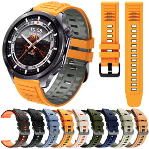 Sport Silicone Strap For OnePlus Watch 3 2 2R 46mm/OPPO Watch4 Pro X X2 Soft Bracelet Xiaomi Watch S4 S1 22mm Quick Release Band