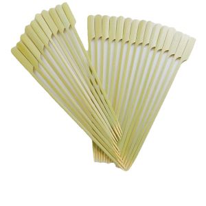 Commercial Grade Bamboo Skewers Green Peel Shabu-Shabu Iron Gun Skewer Disposable BBQ Cooking Tools Camping Travel Supplies
