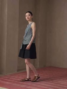 hacikis | Textured Sleeveless A-Line Slimming Adjustable Strap Top
