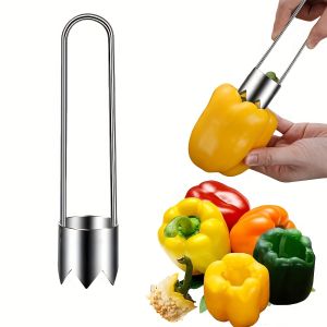 1/2/3pcs Stainless Steel Corer Tool - for Fruits & Veggies Like Apples Peppers Tomatoes | Easy Core Removal | Durable